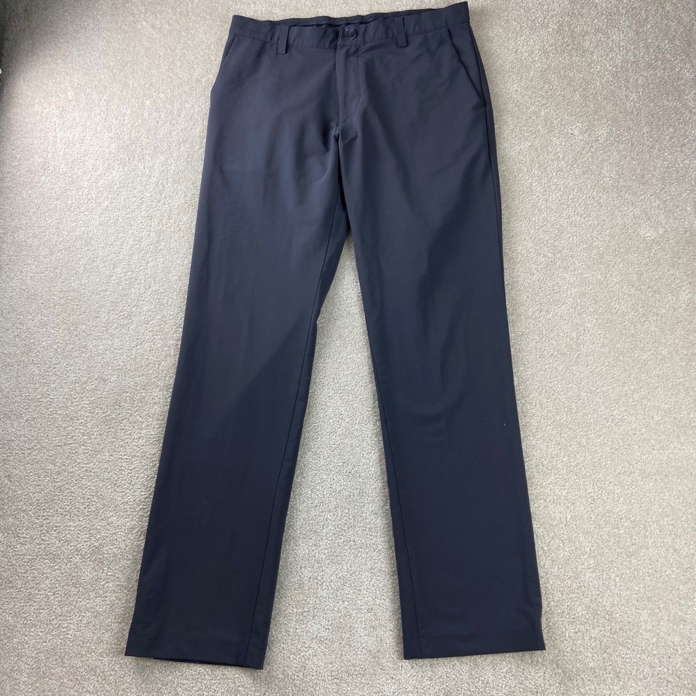Ministry of Supply Aero Pants Mens 32W Gray Moisture Wicking Standard Fit